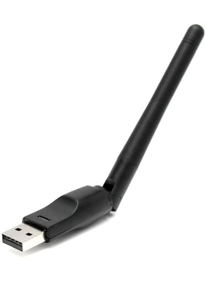 DeTargeta 802.11n USB Wireless WiFi Adapter, External WiFi Dongle for Laptops and Receivers - Image 1